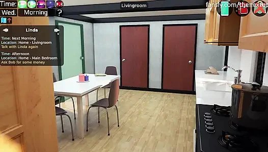 Orta yaşlı seksi kadın şehirde oyun oynuyor bölüm 1 - 1 sahne