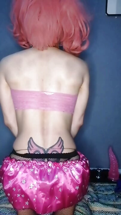 Sissy Hope seducting at webcam videochat session