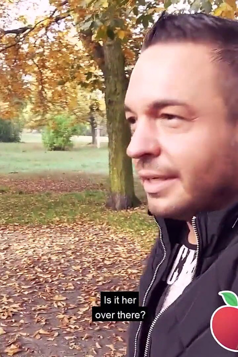 Ugly German MILF fucked by random stranger!