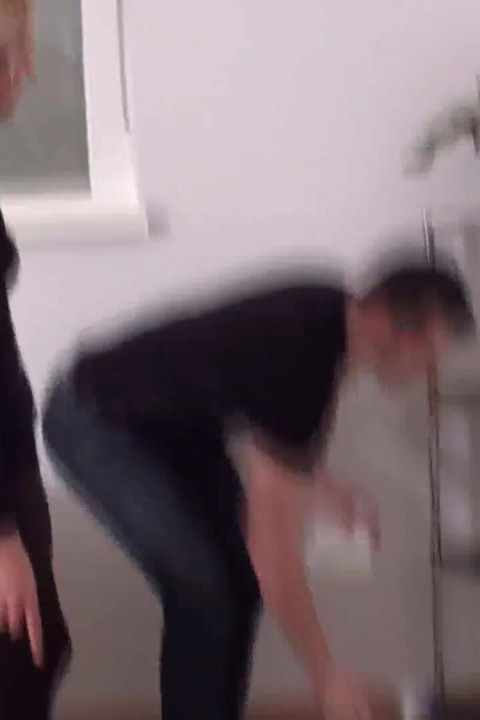 Her private dust cleaner