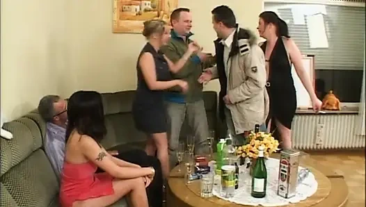 Young Black Cougar with Big Tits Ass Fucks and Cumshot in Mouth by a Big Cock