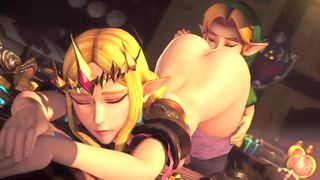 Link comendo a bunda de Zelda por ambrosinesfm