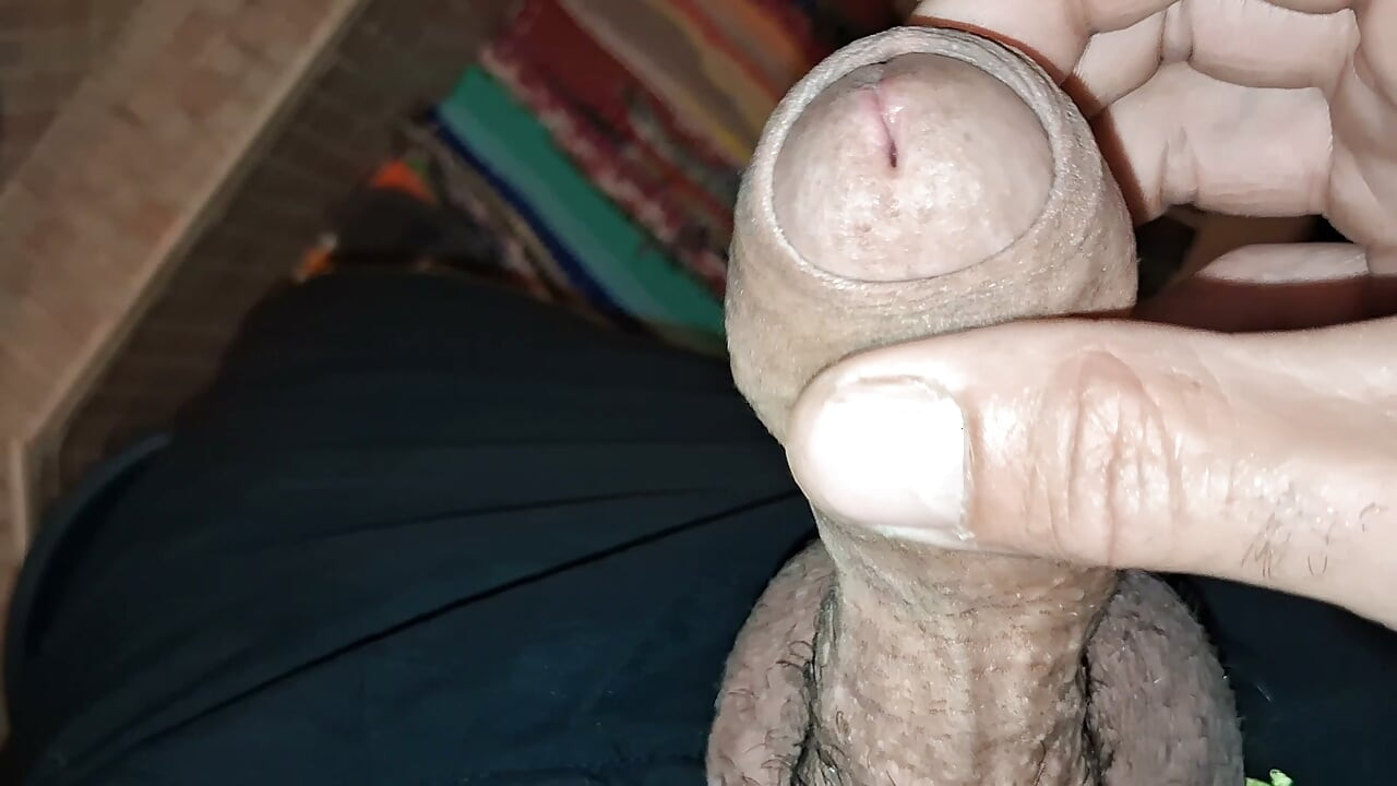 I jerk my cock out of my house