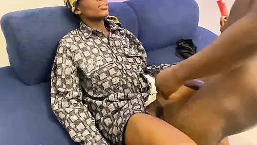 Sexy Neighbor Came to Charge but Got Fucked Hardcore Instead by Horny Yahooboy