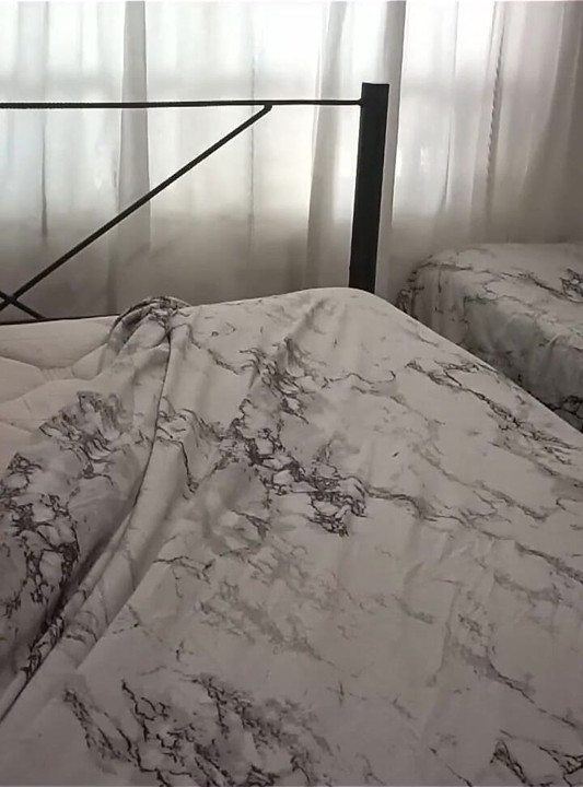 Sexy Stepmom Cleans the Bedroom in a Thong and Films Herself for Her Stepson