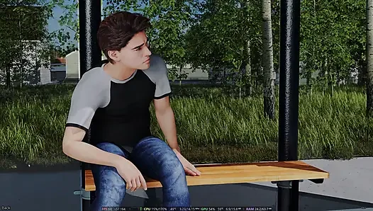 Первокурсница - сезон 1, эпизод 1 - часть 1, 3D порно игра, полная история