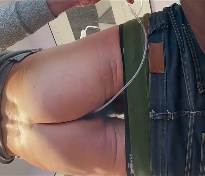 Dropping Guy’s Jeans and Inserting Anal Probe for Ozone in the Ass