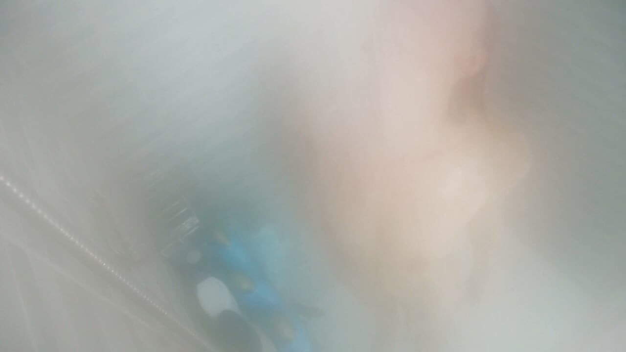 Shaving in a hot steamy shower (no audio)
