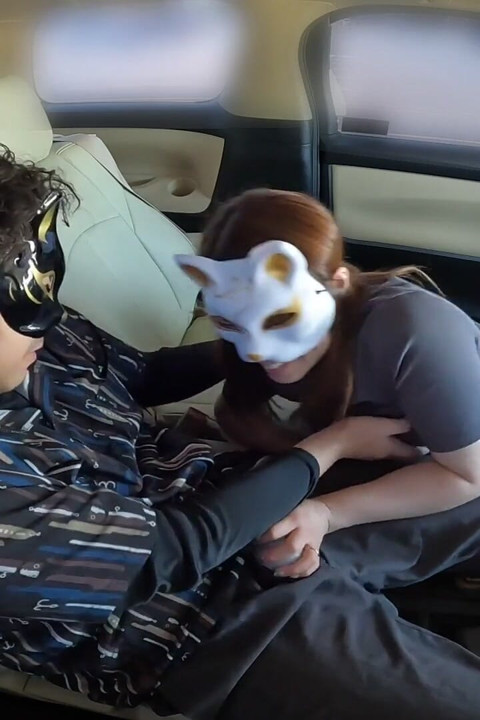 A Married Woman Gets Aroused by Her Husband and Has Car Sex