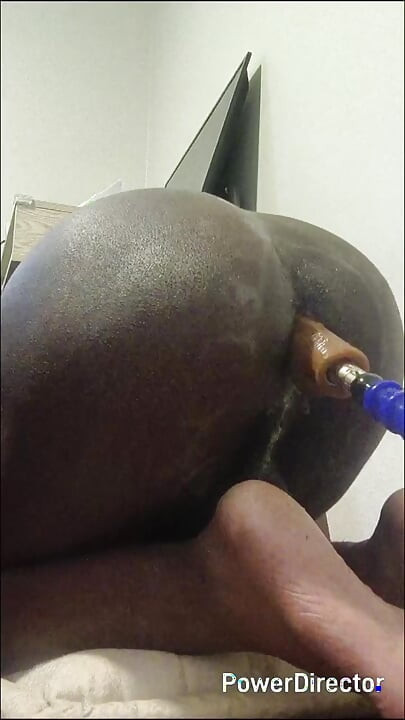 Femboy Addicted to Dildo hands free Creamy orgasms on Fuck machine