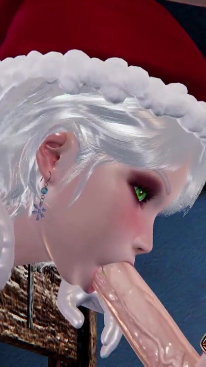 Big Tits Mrs. Claus in Xmas 3D Animation - Tongue Dick Licking, Bondage Blowjob with Close-Up Pussy Shots, Handjob Cumshot | Clip 2