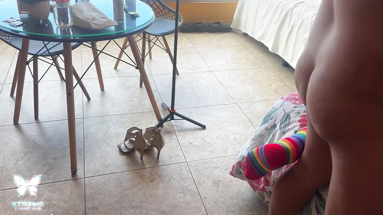 Tiny Tit Latina Sucks Cock Then Pegs His Ass Hard