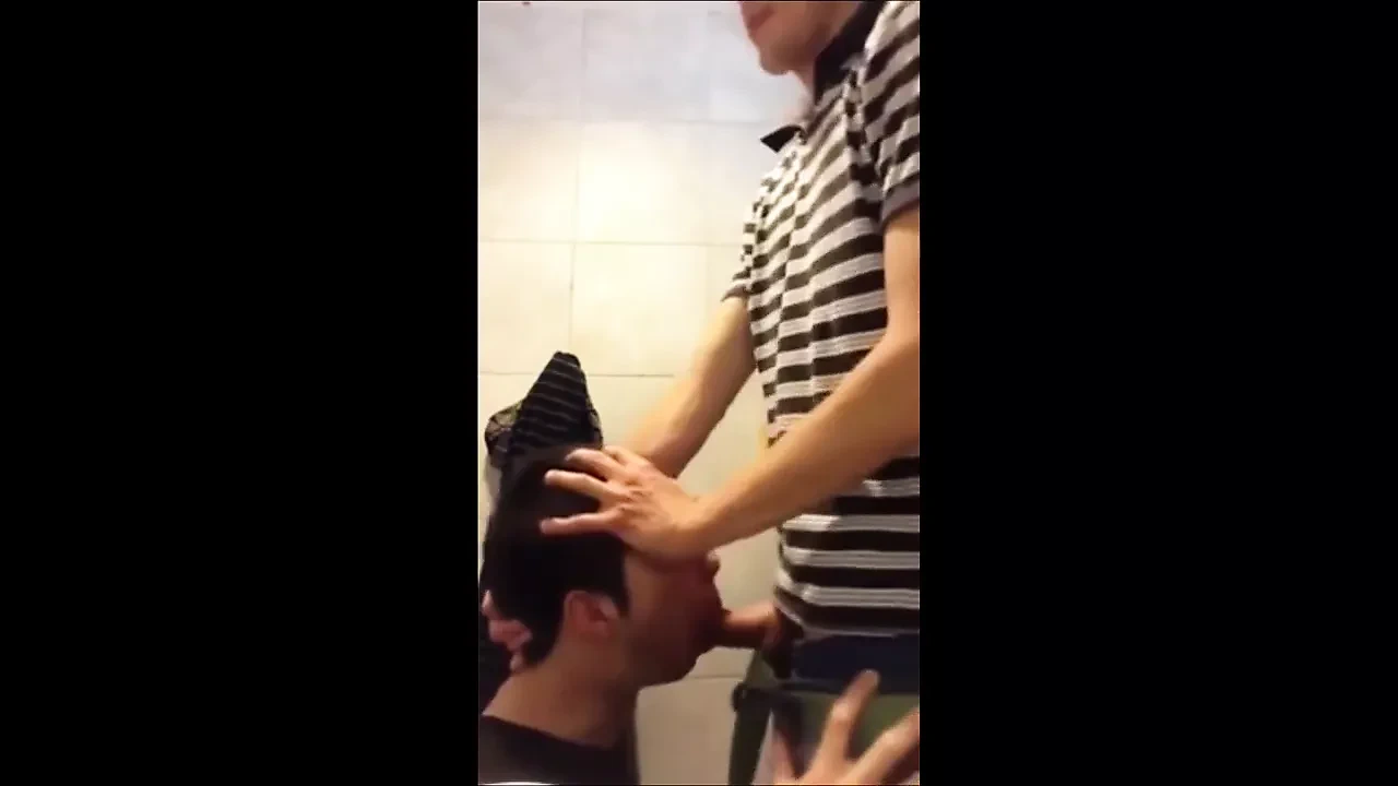 University Bathroom Face Fucking and Cum Swallowing