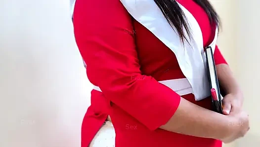 Dicker arsch und riesige möpse, büroangestellte, von boos gefickt