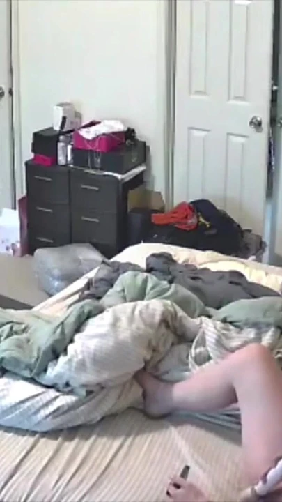 Camera catches MILF masturbating | Clip 1