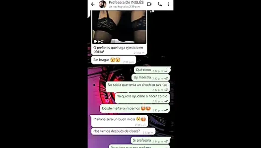 Kursu geçmek için öğretmenimle ateşli sohbet - nati sweet - natasha caseros