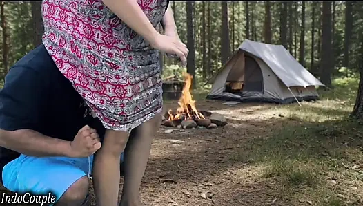 Video rekaman seks pasutri yang super hot di hutan!