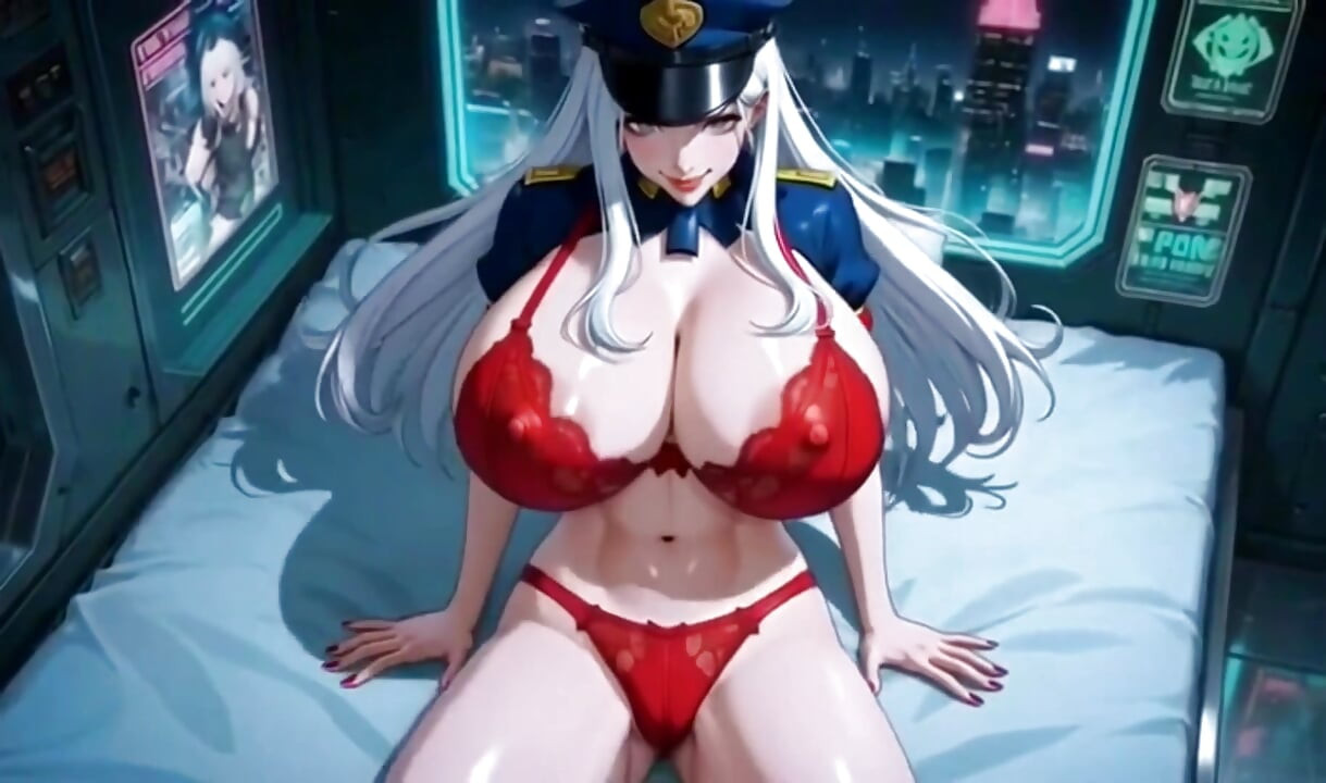 警官性愛，AI動畫