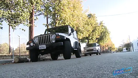 Busty young babe getting dominated by horny lesbian blonde