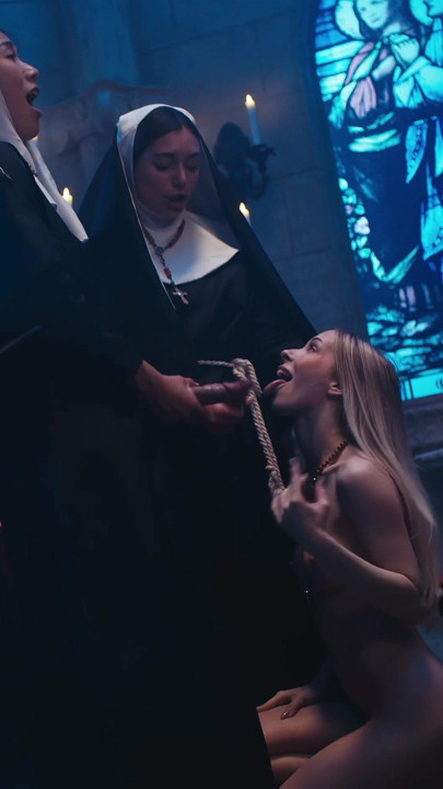Mind Control Sex - Kyoko & Nata Gold Blonde Futa