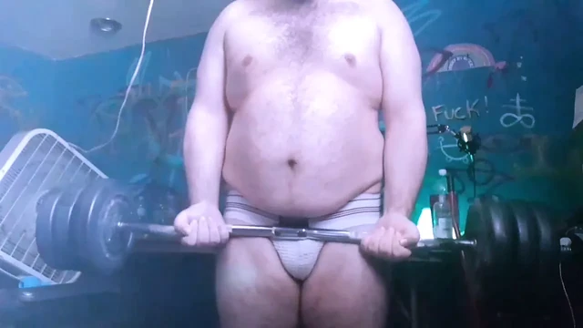 Pumping iron in the morning