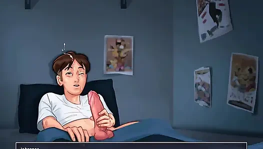 Summertime saga: the nurse helped Johannes