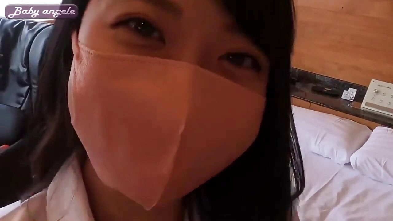 First Cum-swallow. Cute Face Covered in Messy Finish - Part1