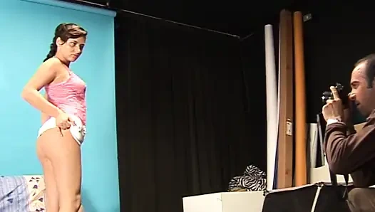 Milf in a photo shoot gets fucked like a bitch