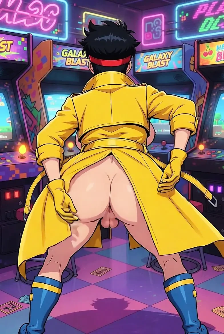 Transgender Cock Jubilee Having Fun at the Arcade