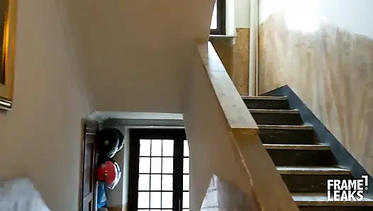 Blondie Melissa fucks Captain Eric's big cock