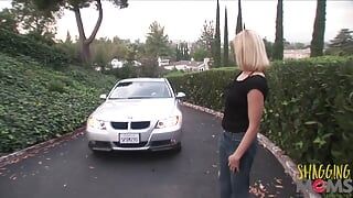 Blonde whore gets anally probed