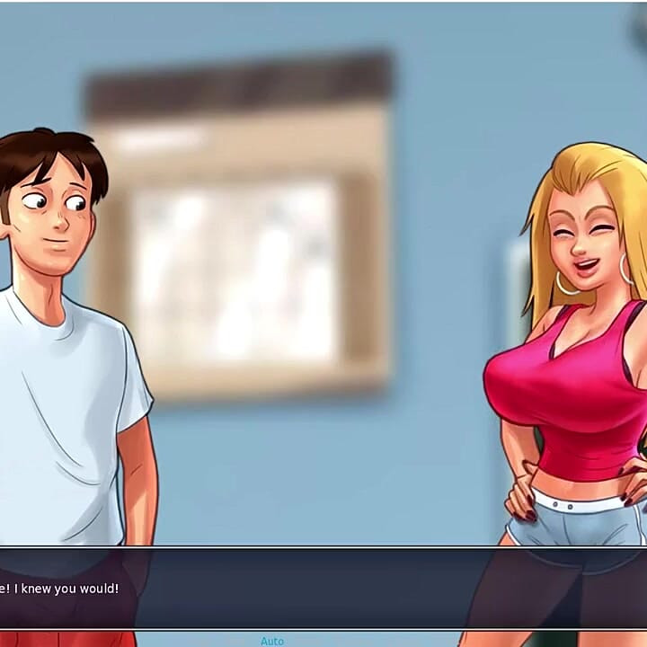 Summertime Saga -Johannes dikongkek Diana dan dia mengongkek Jenny dalam talian