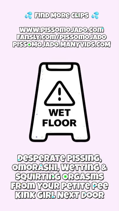 Teen With Pee Kink & Huge Bladder Bulge Pissing Everywhere: Destructive POV Peeing Around My Apartment