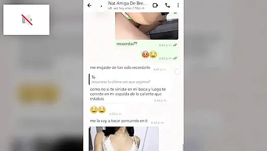 Hot Chat with My Girlfriend's Friend with Happy Final