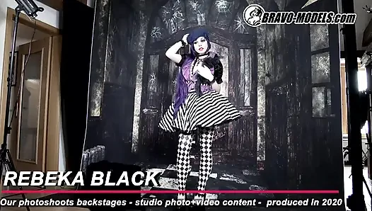386-Backstage photoshoot Rebeka Black - Adult