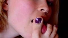 Sexy Self Toes Sucking 2