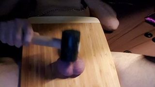 Ballbusting with mallet