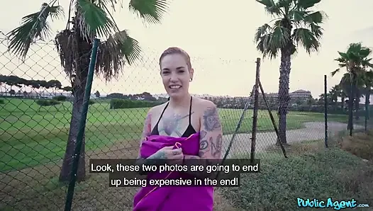 Public Agent - silvia rubi si gadis pecinta seks bertato lagi asik topless