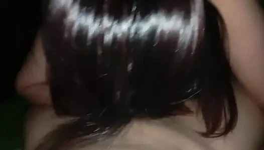 Take it with your hands, then use your mother's mouth and please ride it.