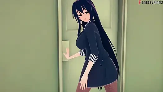 Rossweisse hampir merangkak aku lagi ngentot akeno - dxd ntr madness series