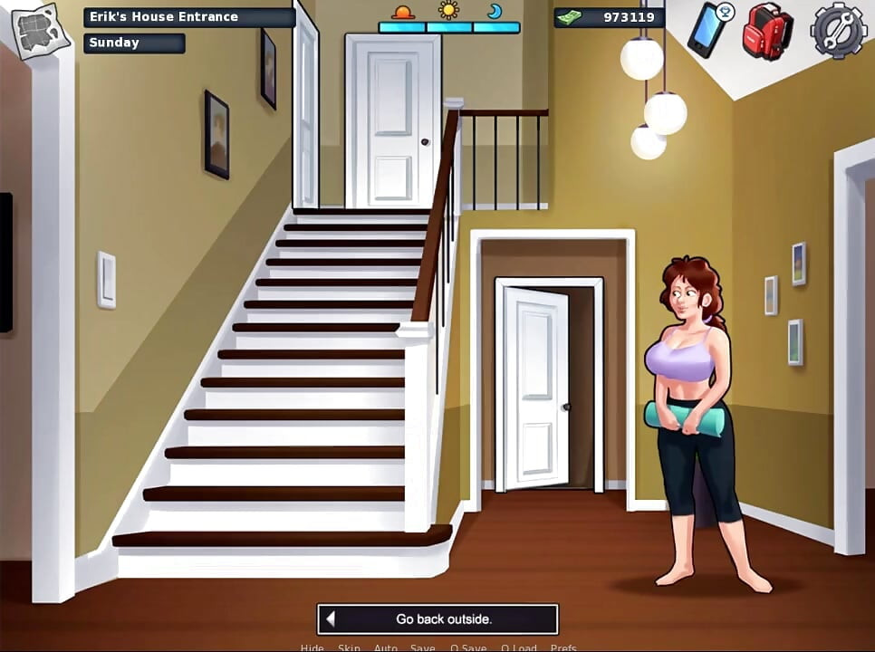 Summertime Saga - Johannes เล่นกับหีของ Eve และเธอชักว่าวให้เขา
