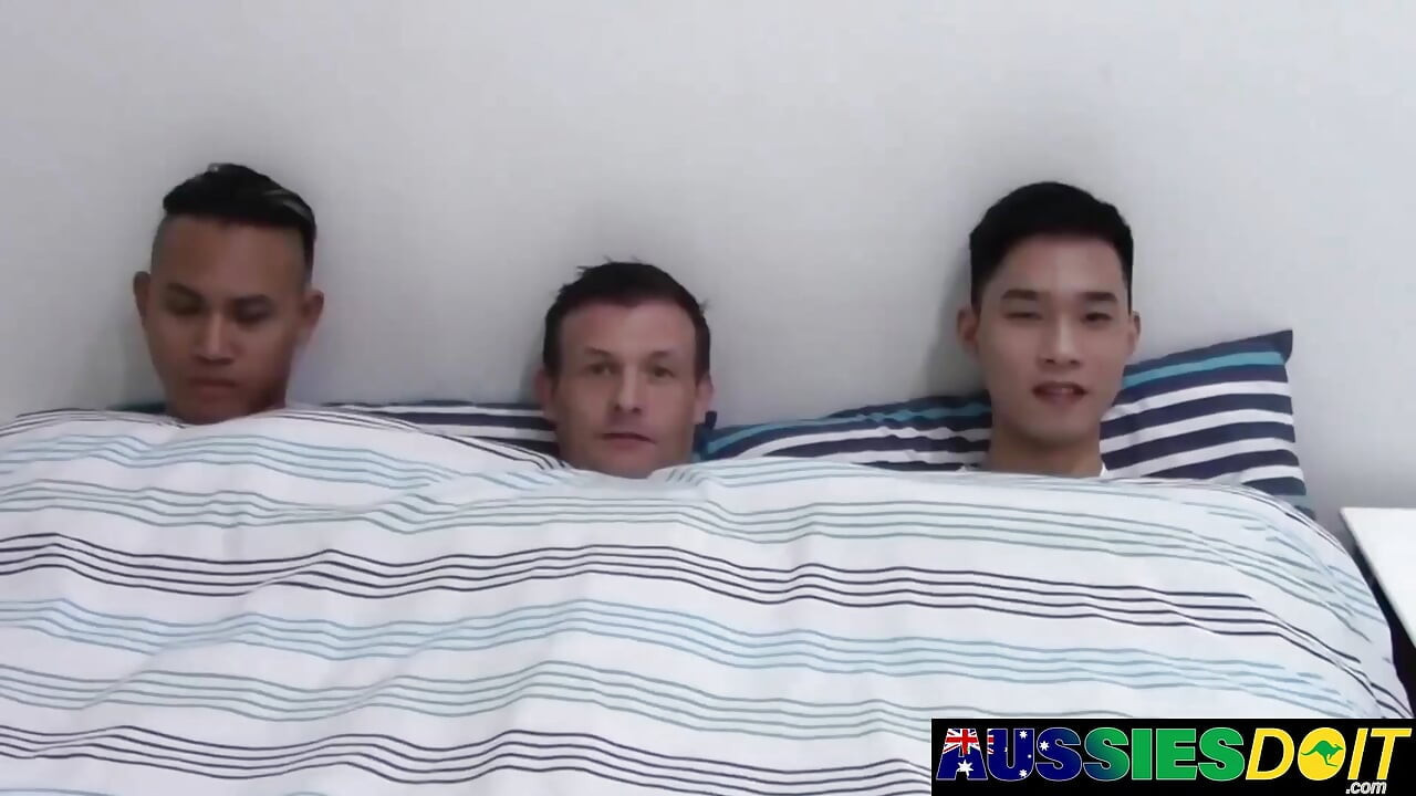 Andy And Jamie Team Up To Breed With Naughty Asian Jock Erik