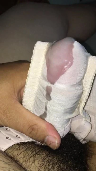 Fuck and cum in bra strap