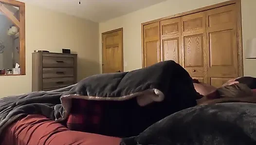 Step Father Impregnates Step Daughter While Step Mom Is Downstairs on the Couch