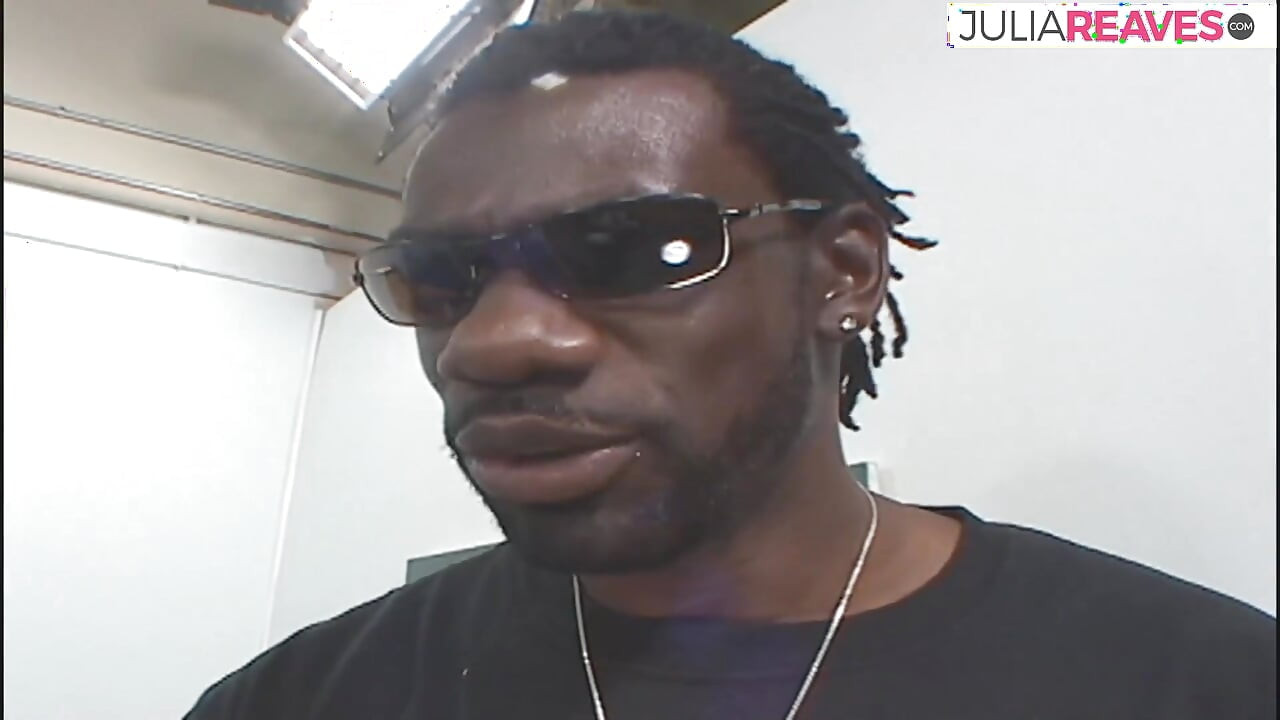 Sexy girl eats cum after getting fucked hard by two massive cocks