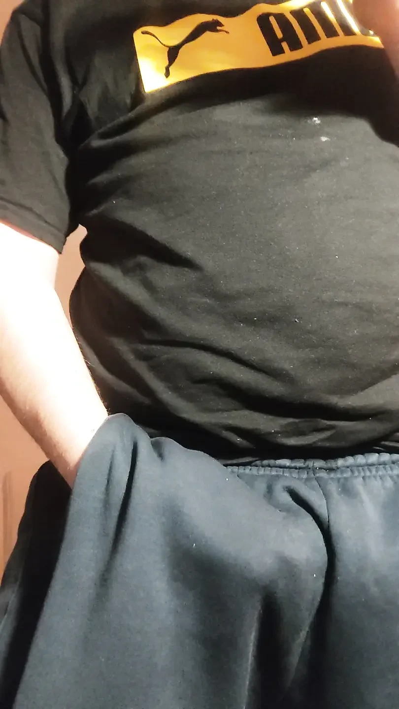 Turning on, sock play, and cumming