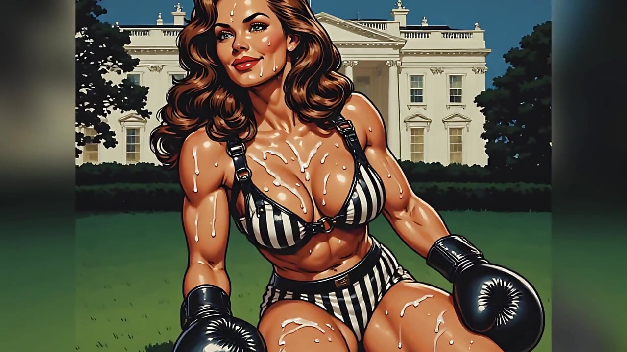 Incredibly Fit Boxing Babes Art