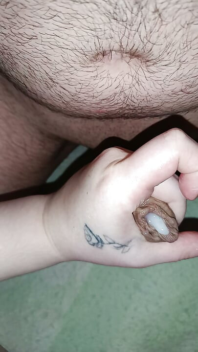 Very horny to squirt sex in her ass and finally jerk off