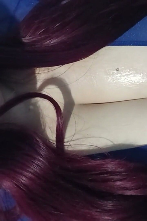Hot Young MILF Playing with a Big Cock Dildo