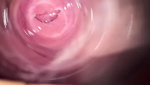 Kamera jauh di dalam vagina krim kecil Mia